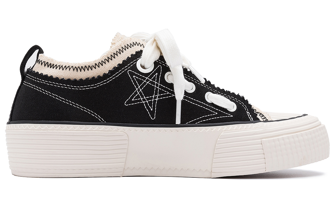 (W) STARTER Canvas Low Top 'Black Star Embroidery' 圖 2
