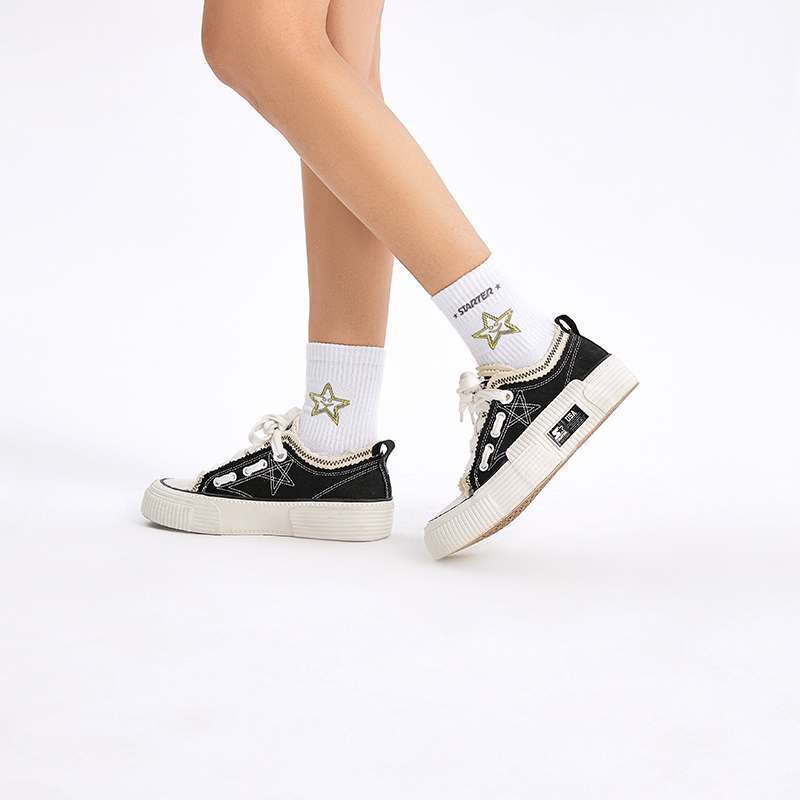 (W) STARTER Canvas Low Top 'Black Star Embroidery' 圖 7