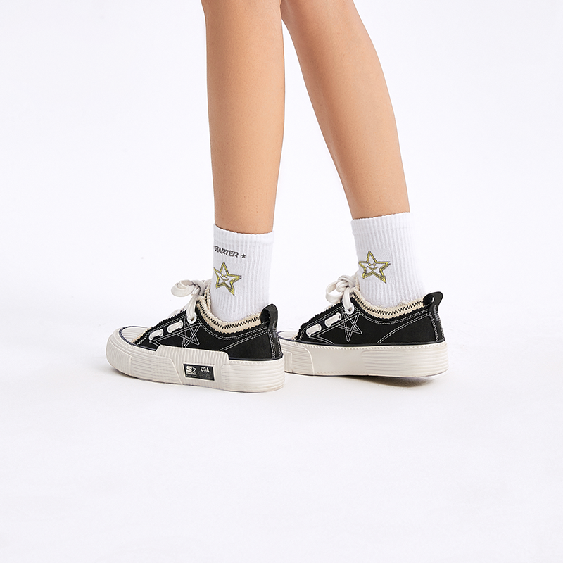 (W) STARTER Canvas Low Top 'Black Star Embroidery' 圖 9