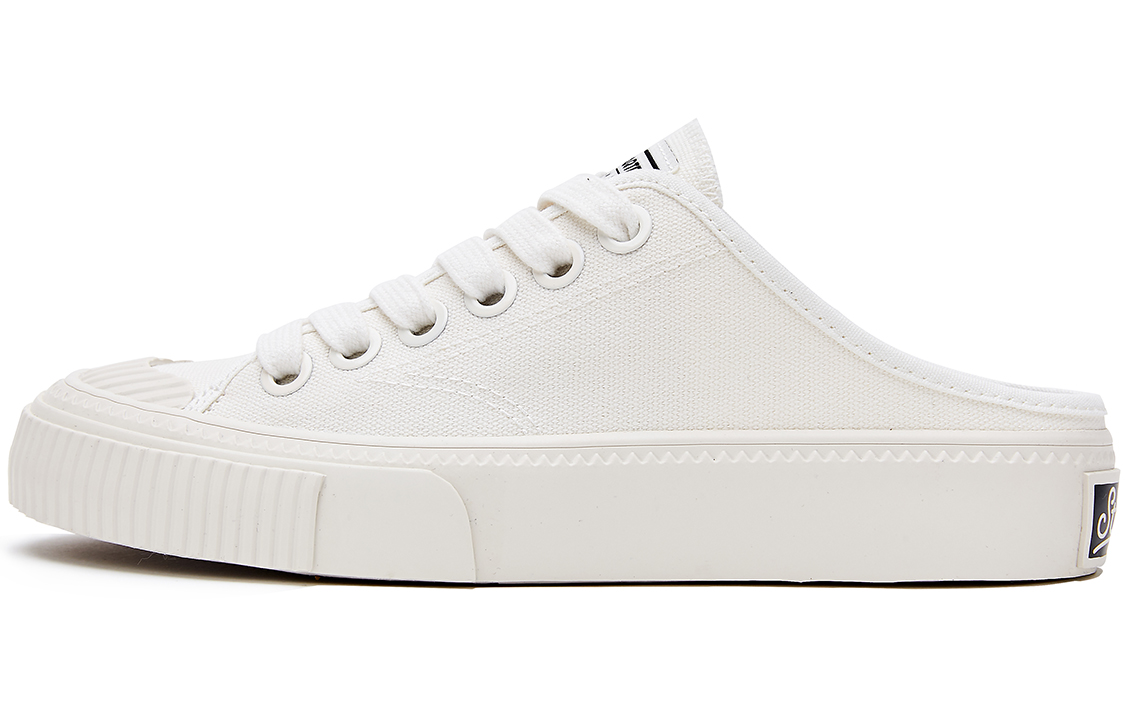 (W) STARTER Canvas Slip-On 'White Platform'