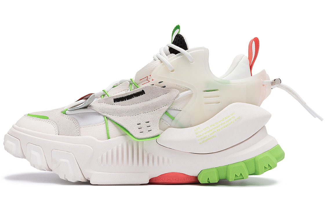 (W) STARTER Chaos Retro Deconstructed Low-Top Dad Shoe 'Grey White Spaceship'