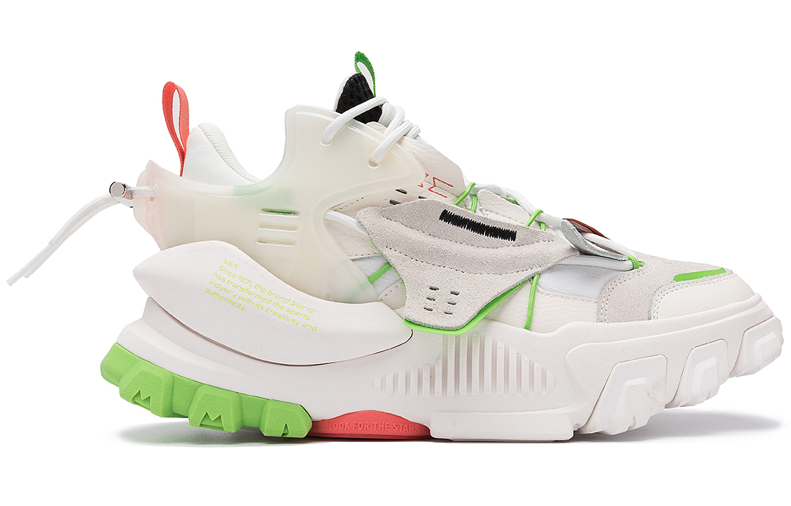 (W) STARTER Chaos Retro Deconstructed Low-Top Dad Shoe 'Grey White Spaceship' 圖 2