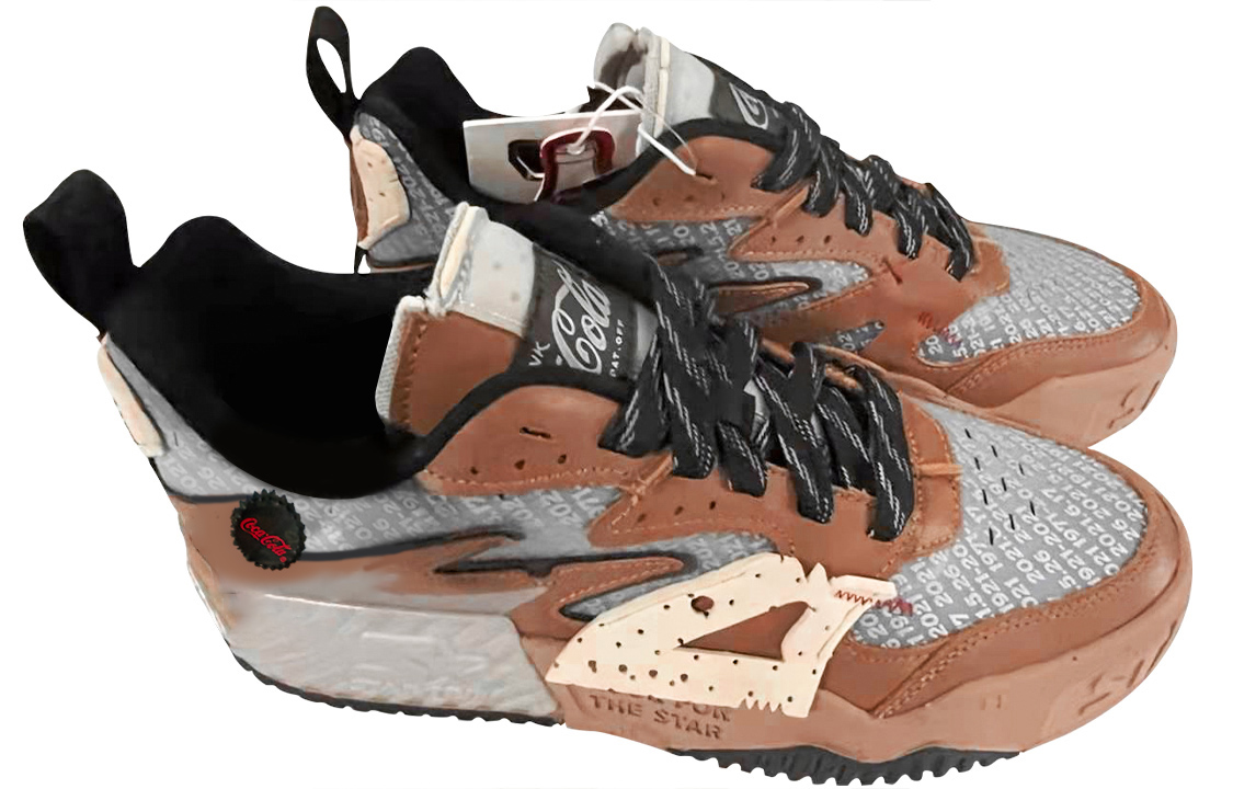 (W) STARTER Coca-Cola 50th Anniversary 'Retro Chunky VOL Brown Blue White' 圖 5