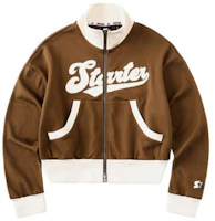 (Women) STARTER Colorblock Letter Logo Zip-Up Jacket with Dropped Shoulders STDI2C5103F (Women) STARTER Colorblock Letter Logo Zip-Up Jacket with Dropped Shoulders STDI2C5103F
