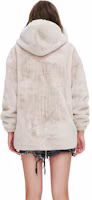 Purchase (Women) STARTER Fleece Warm Hooded Jacket Birch White STG4C5107F