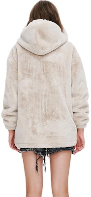 (W) STARTER 羊羔绒保暖连帽夹克 白桦白 STG4C5107F Purchase (W) STARTER 羊羔绒保暖连帽夹克 白桦白 STG4C5107F