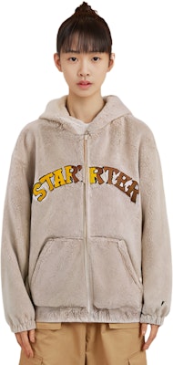 (W) STARTER 羊羔绒保暖连帽夹克 白桦白 STG4C5107F Details for (W) STARTER 羊羔绒保暖连帽夹克 白桦白 STG4C5107F