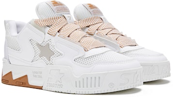 STARTER 二代音浪 VOL 系列 拼接经典复古百搭增高厚底 星星鞋 低帮 板鞋 女款 白色 Lookbook STARTER 二代音浪 VOL 系列 拼接经典复古百搭增高厚底 星星鞋 低帮 板鞋 女款 白色