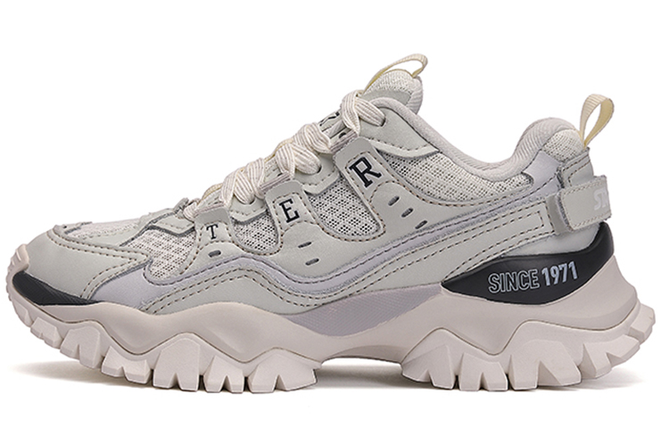 (W) STARTER Gray White Thick Sole Retro Dad Shoes 'Since 1971 Logo'