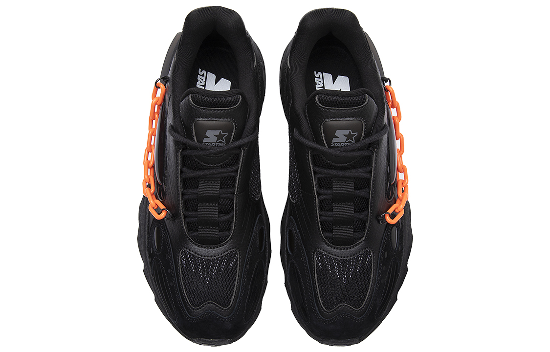 (W) STARTER Harajuku Thick Sole Dad Shoe 'Black' 'Color Block Trail Chain' 圖 3