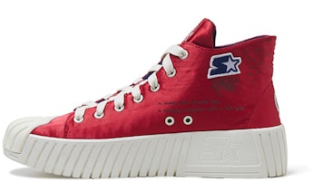 (Women) STARTER High-Top 'Red Trendy Dad Shoes' STE5S2007F-RE01 (Women) STARTER High-Top 'Red Trendy Dad Shoes' STE5S2007F-RE01