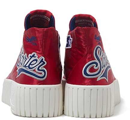 (W) STARTER Sepatu High-Top 'Tren Merah Ayah' STE5S2007F-RE01 Lookbook (W) STARTER Sepatu High-Top 'Tren Merah Ayah' STE5S2007F-RE01