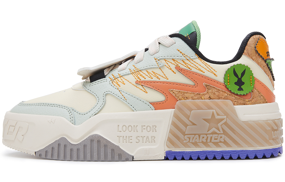 (Women) STARTER Looney Tunes x VOL Low Top 'Retro Cartoon Colorblock' STH2S6091F-CL01