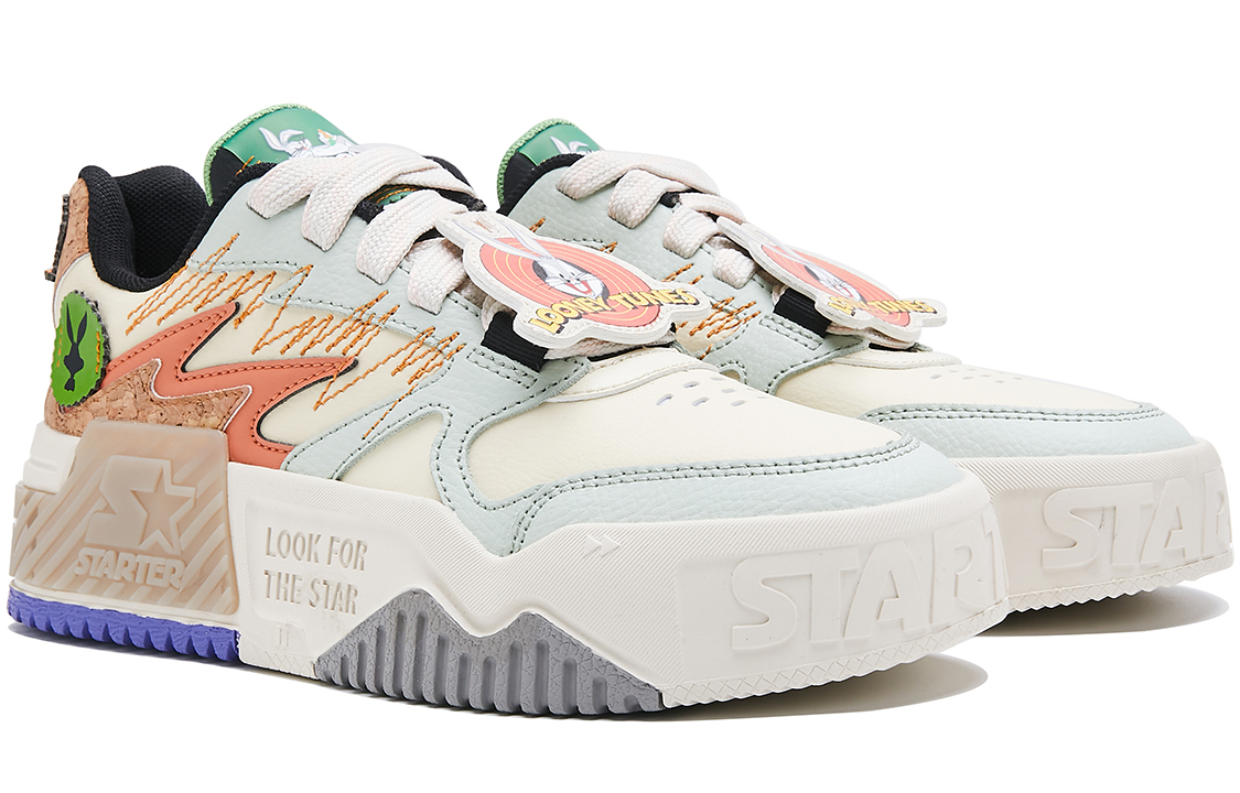 Lookbook (W) STARTER Looney Tunes x VOL Low Top 'Retro Dibujos Animados Colorblock' STH2S6091F-CL01
