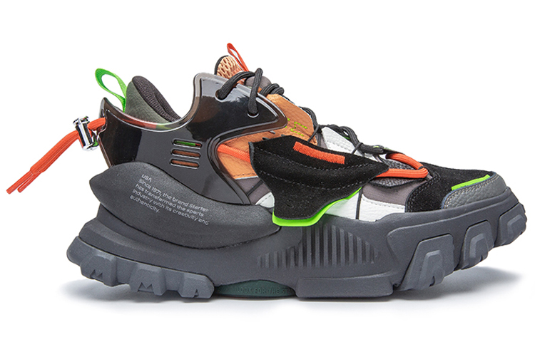 (W) STARTER Low-Top 'Black' 'Chaos Functional Structure' 圖 2