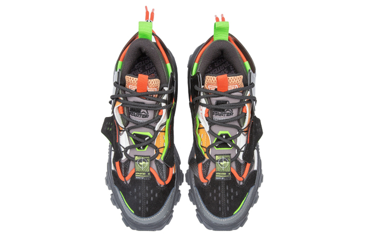 (W) STARTER Low-Top 'Black' 'Chaos Functional Structure' 圖 4