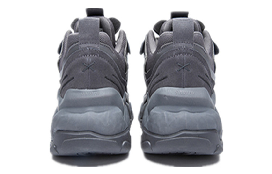 Lookbook (W) 스타터 로우탑 '레트로 블랙 그레이 패치워크' (or 스타터 로우탑 '복고풍 블랙&그레이') STE4S2034F-GY03