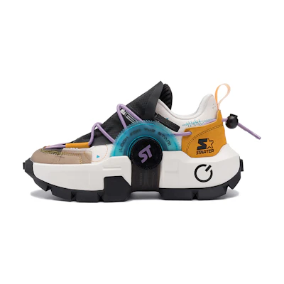 (W) STARTER Mecha Walker 'Deconstructed Chunky Dad Shoe - Black White'