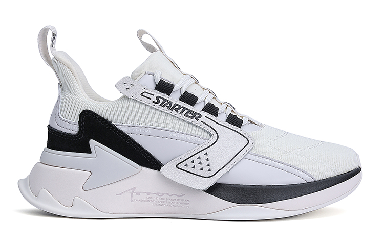 (W) STARTER Retro 'Deconstructed Dad Shoe with Thick Sole and Black and White Logo Tape' 圖 2