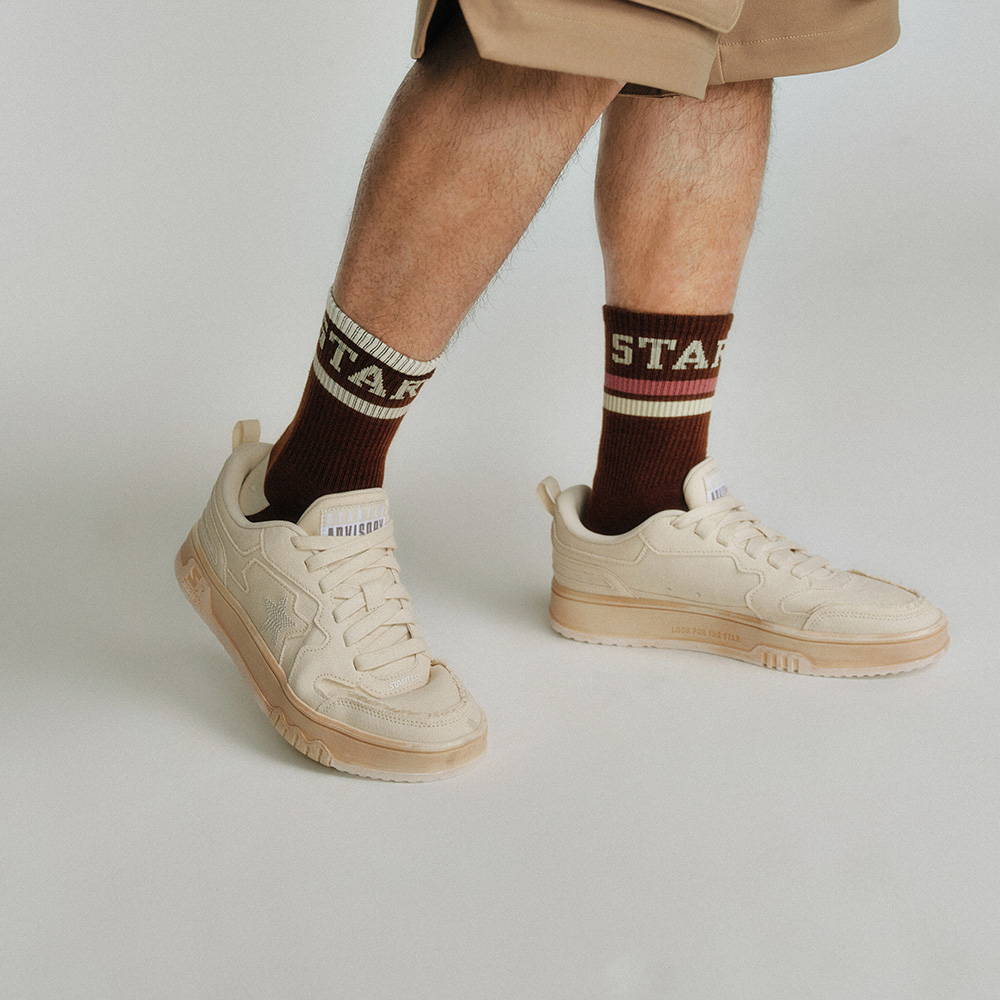 Sizing (W) STARTER Retro 'Bintang Putih Bulu' STI2S6014F-WH27