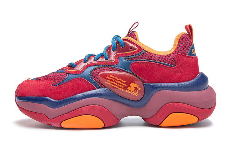 (W) STARTER Retro 'Red Vintage Dad Shoe'