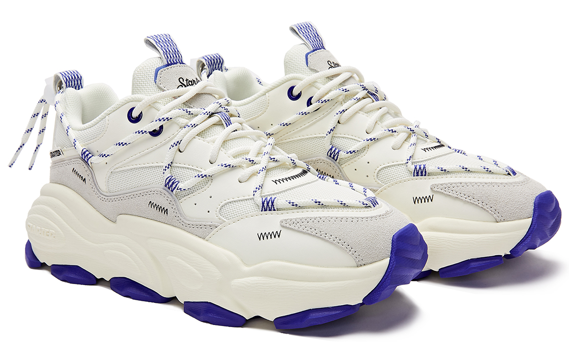 Lookbook STARTER 復古經典撞色厚底老爸鞋 女款 藍白