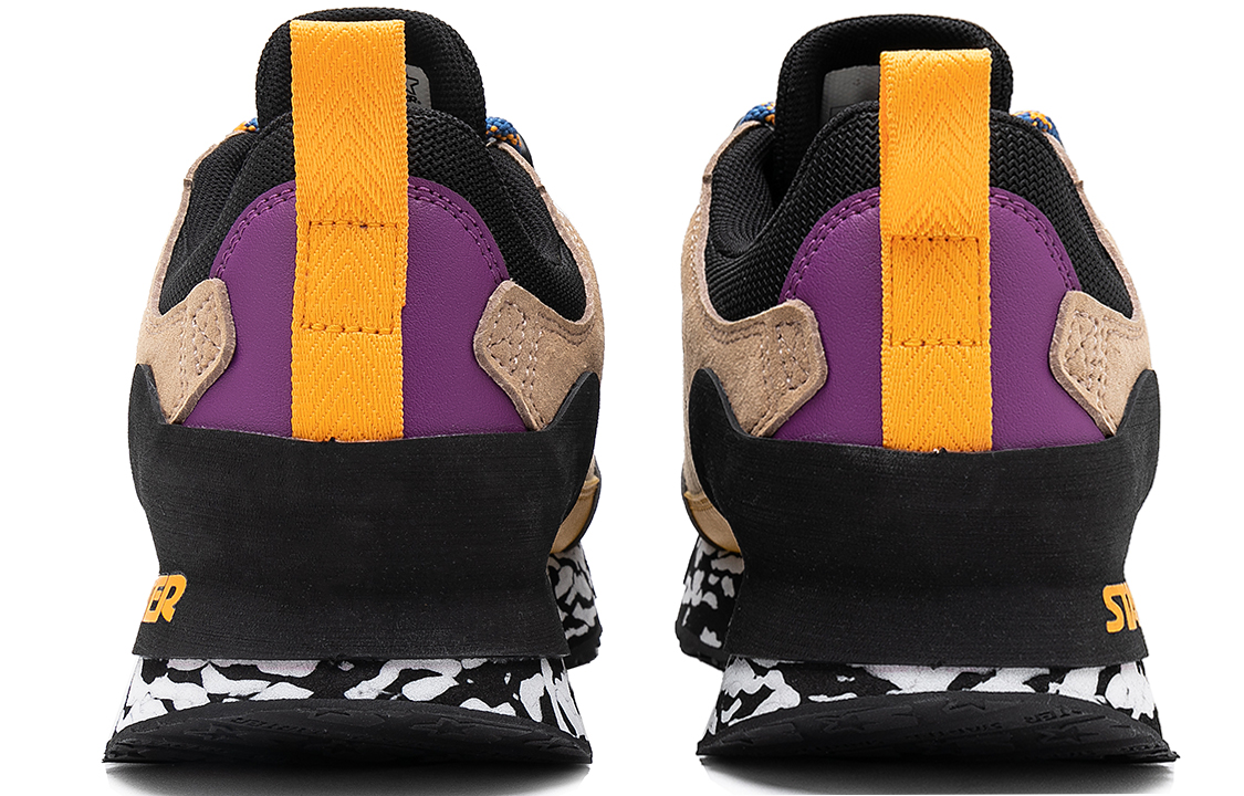 (W) STARTER Retro Thick Sole Suede Low-Top Sneakers 'Black Brown' 圖 5