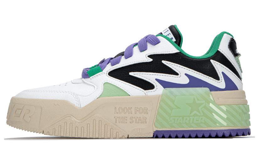 (Women) STARTER Sonic Wave VOL Low Top 'Vintage Thick Sole White Green' STH2S6003F-BK02