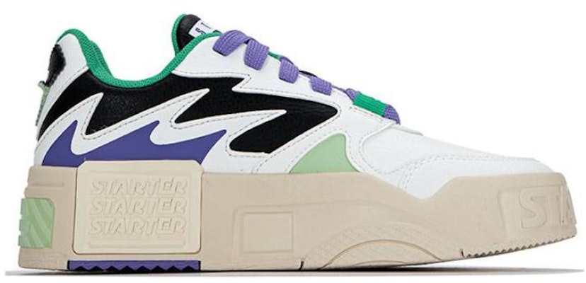 (W) STARTERソニックVOL ローカット ビンテージ白緑 STH2S6003F-BK02 Order (W) STARTERソニックVOL ローカット ビンテージ白緑 STH2S6003F-BK02