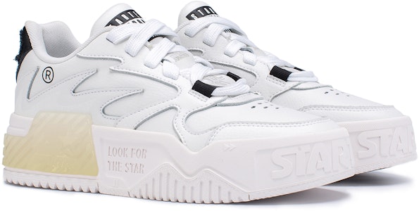 STARTER 音浪VOL 街頭經典休閒復古潮流撞色厚底 板鞋 女款 白色 Lookbook STARTER 音浪VOL 街頭經典休閒復古潮流撞色厚底 板鞋 女款 白色