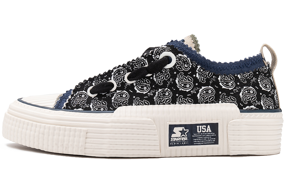 (W) STARTER Super Nova 'Black Blue Floral'