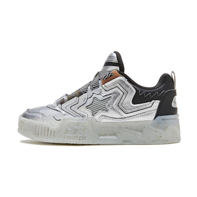 (W) STARTER The Mandalorian Retro Low Top 'Silver Wave'