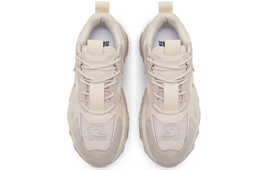 Shop (Women) STARTER Thick-Soled Retro 'Dad Shoe' 'White and Grey' 'Lava Series' STI1S2002F-GY09