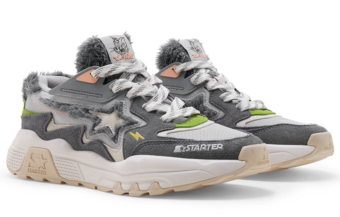 (W) STARTER TOM&JERRY Retro Low 'Grey Stars' 圖 3
