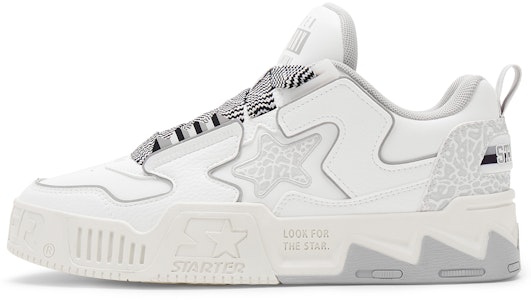 (W) STARTER Vol 2 'Kasut Tebal Retro Putih Kelabu Bercahaya Bintang' STI2S6005F-WH15 Buy (W) STARTER Vol 2 'Kasut Tebal Retro Putih Kelabu Bercahaya Bintang' STI2S6005F-WH15