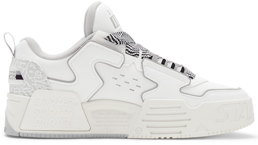 (W) STARTER Vol 2 'Kasut Tebal Retro Putih Kelabu Bercahaya Bintang' STI2S6005F-WH15 Order (W) STARTER Vol 2 'Kasut Tebal Retro Putih Kelabu Bercahaya Bintang' STI2S6005F-WH15