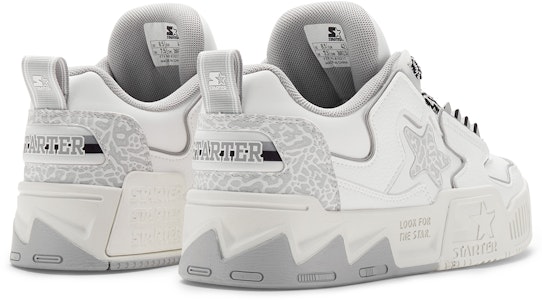 (W) STARTER Vol 2 'Kasut Tebal Retro Putih Kelabu Bercahaya Bintang' STI2S6005F-WH15 Purchase (W) STARTER Vol 2 'Kasut Tebal Retro Putih Kelabu Bercahaya Bintang' STI2S6005F-WH15