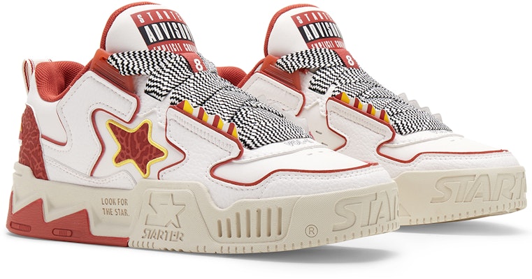 (Women) STARTER Vol.2 Low 'White Red Burst Pattern' STI2S6005F-WH22 Lookbook (Women) STARTER Vol.2 Low 'White Red Burst Pattern' STI2S6005F-WH22