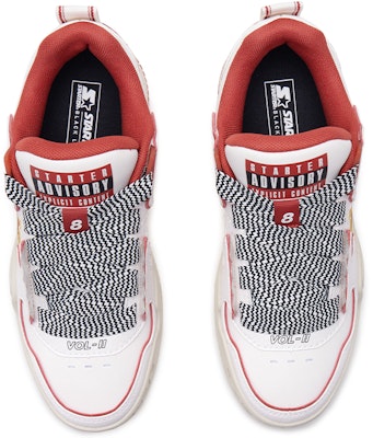 (Women) STARTER Vol.2 Low 'White Red Burst Pattern' STI2S6005F-WH22 Shop (Women) STARTER Vol.2 Low 'White Red Burst Pattern' STI2S6005F-WH22