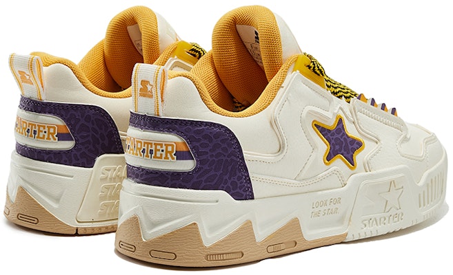 STARTER VOL2 麵包星星鞋 多巴胺撞色爆裂紋 復古增高低筒厚底板鞋 女款 白紫 Shop STARTER VOL2 麵包星星鞋 多巴胺撞色爆裂紋 復古增高低筒厚底板鞋 女款 白紫