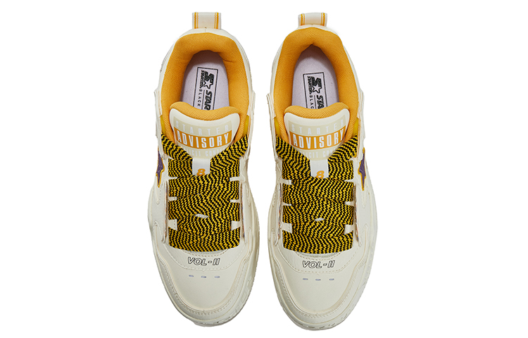 Purchase STARTER VOL2 麵包星星鞋 多巴胺撞色爆裂紋 復古增高低筒厚底板鞋 女款 白紫