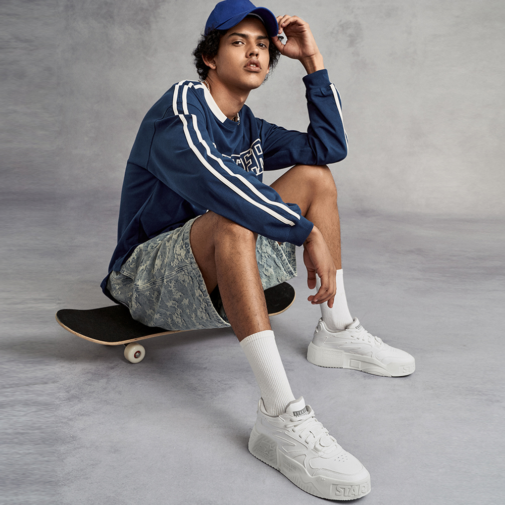 (W) STARTER Vol Low Top 'White Cement' 圖 7