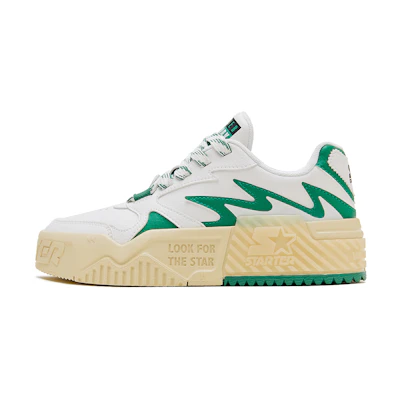 (W) STARTER VOL Series 'Retro Color-Block Green and White'