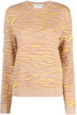 (W) Stella McCartney Baju Rajut Corak Haiwan Kuning Coklat. 322182S22602742 Order (W) Stella McCartney Baju Rajut Corak Haiwan Kuning Coklat. 322182S22602742