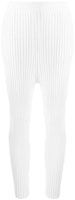 (Women) Stella McCartney High-Waisted Ribbed Ankle Leggings White. 602890S2240-9503 (Women) Stella McCartney High-Waisted Ribbed Ankle Leggings White. 602890S2240-9503