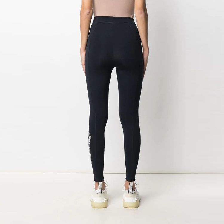 Purchase (W) Stella McCartney Seluar Ketat Logo Cetak Biru 603681SPW05-4000