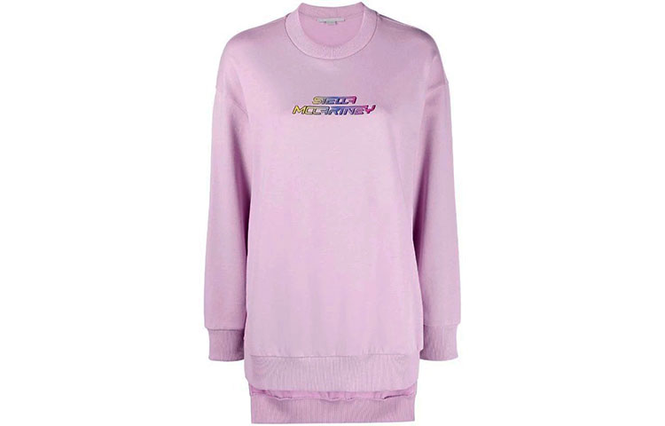 Order (W) Sudadera Rosa Stella McCartney con Logo y Abertura Lateral. 600420SPW36-5601