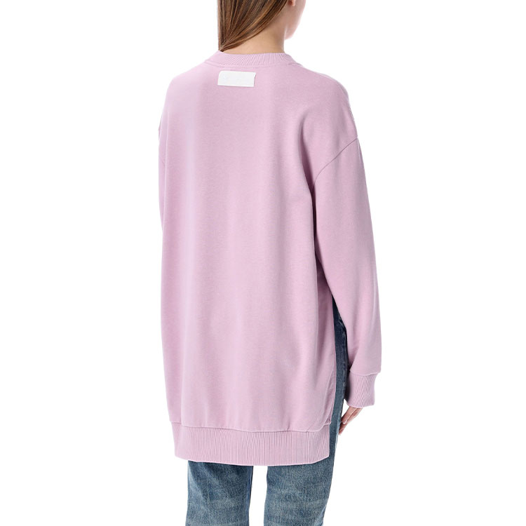 Shop (W) Sudadera Rosa Stella McCartney con Logo y Abertura Lateral. 600420SPW36-5601