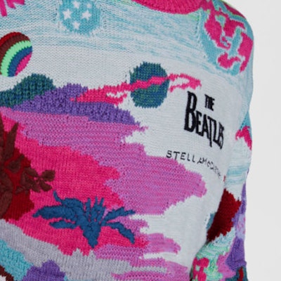 (W) 스텔라 맥카트니 퍼플 컬러블록 니트 자카드 스웨터. 6K0004S2305-8490 Details for (W) 스텔라 맥카트니 퍼플 컬러블록 니트 자카드 스웨터. 6K0004S2305-8490