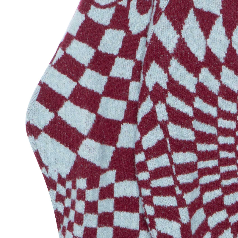 Shop (W) ステラ・マッカートニー レッド ジオメトリック柄 プルオーバー セーター 603949S2278-8490